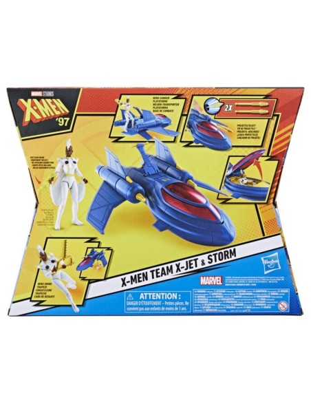 FIGURA DE ACCIÓN MARVEL STUDIOS X-MEN '97 JET DEL EQUIPO X-MEN Y STORM