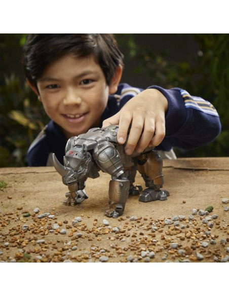 FIGURA DE ACCIÓN TRANSFORMERS EL DESPERTAR DE LAS BESTIAS SMASH CHANGER RHINOX