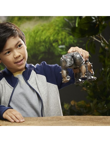 FIGURA DE ACCIÓN TRANSFORMERS EL DESPERTAR DE LAS BESTIAS SMASH CHANGER RHINOX