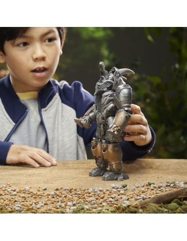 FIGURA DE ACCIÓN TRANSFORMERS EL DESPERTAR DE LAS BESTIAS SMASH CHANGER RHINOX