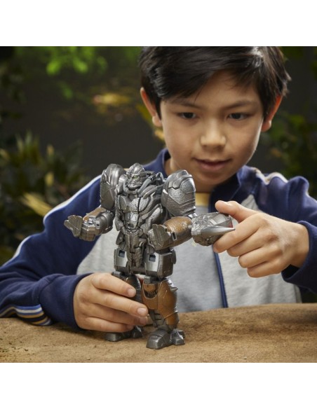 FIGURA DE ACCIÓN TRANSFORMERS EL DESPERTAR DE LAS BESTIAS SMASH CHANGER RHINOX