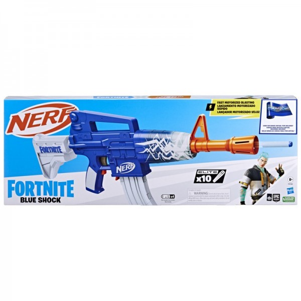 Pistola Dardos Nerf Fortnite Motorizada