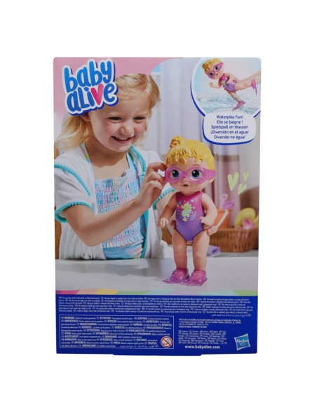 MUÑECA BABY ALIVE SUNNY LA NADADORA PELO RUBIO