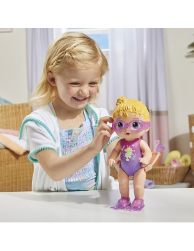 MUÑECA BABY ALIVE SUNNY LA NADADORA PELO RUBIO