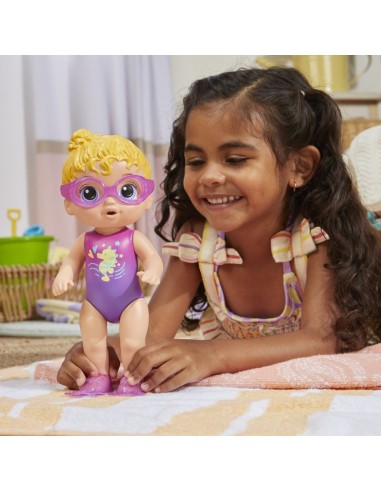 MUÑECA BABY ALIVE SUNNY LA NADADORA PELO RUBIO