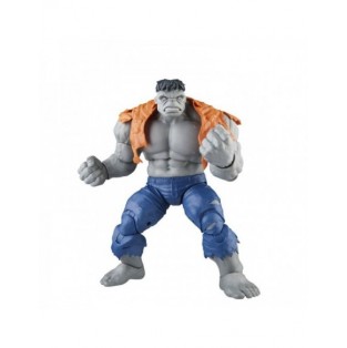 FIGURA DE ACCIÓN MARVEL LEGENDS SERIES HULK GRIS Y EL DR. BRUCE BANNER