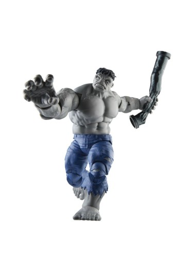 FIGURA DE ACCIÓN MARVEL LEGENDS SERIES HULK GRIS Y EL DR. BRUCE BANNER