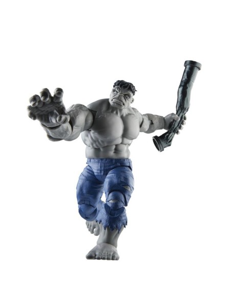 FIGURA DE ACCIÓN MARVEL LEGENDS SERIES HULK GRIS Y EL DR. BRUCE BANNER