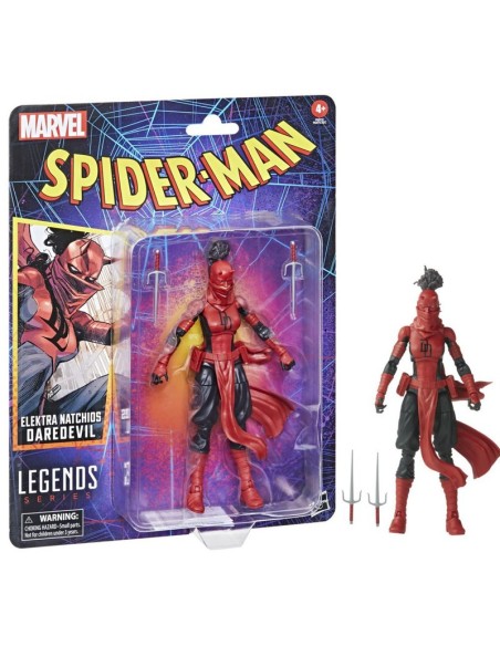 FIGURA DE ACCIÓN MARVEL LEGENDS SERIES ELEKTRA NATCHIOS DAREDEVIL