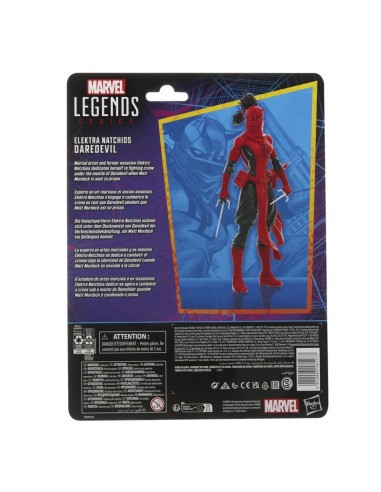 FIGURA DE ACCIÓN MARVEL LEGENDS SERIES ELEKTRA NATCHIOS DAREDEVIL