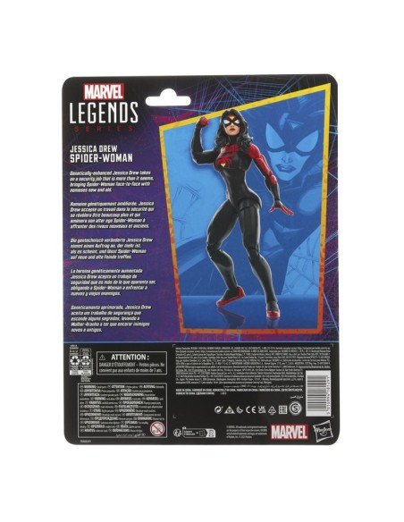 FIGURA DE ACCIÓN MARVEL LEGENDS SERIES JESSICA DREW SPIDER-WOMAN