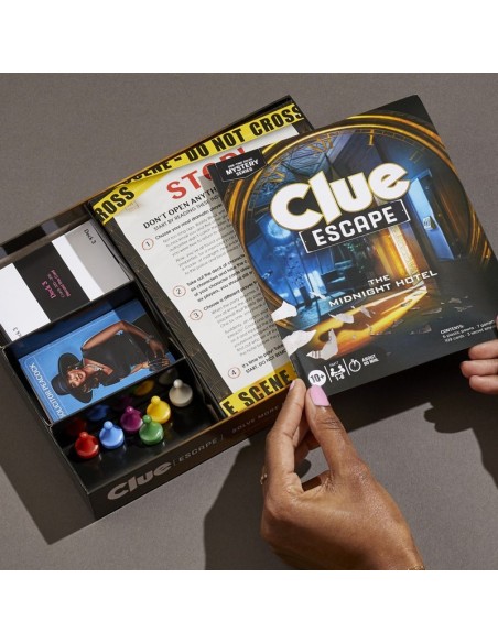 JUEGO DE MESA HASBRO GAMING CLUE ESCAPE EL HOTEL DE MEDIANOCHE