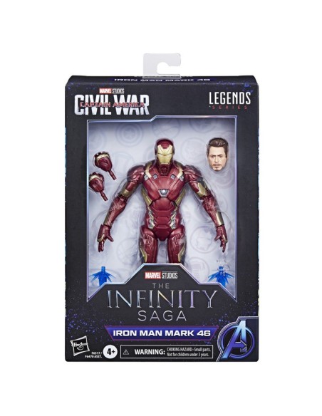 FIGURA DE ACCIÓN MARVEL LEGENDS SERIES IRON MAN MARK 46