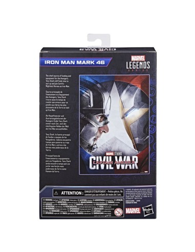 FIGURA DE ACCIÓN MARVEL LEGENDS SERIES IRON MAN MARK 46