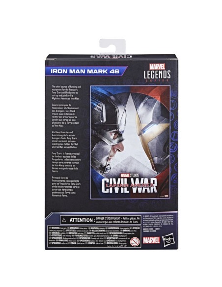FIGURA DE ACCIÓN MARVEL LEGENDS SERIES IRON MAN MARK 46