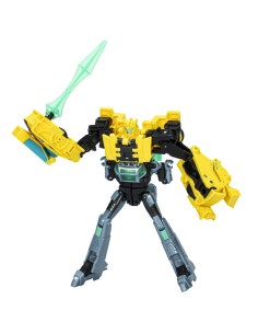 FIGURA DE ACCIÓN TRANSFORMERS EARTHSPARK CYBER-COMBINER BUMBLEBEE Y MO MALTO 2