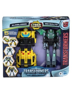 TRANSFORMERS EARTHSPARK CYBER-COMBINER - TERRAN BUMBLEBEE Y MO MALTO 2