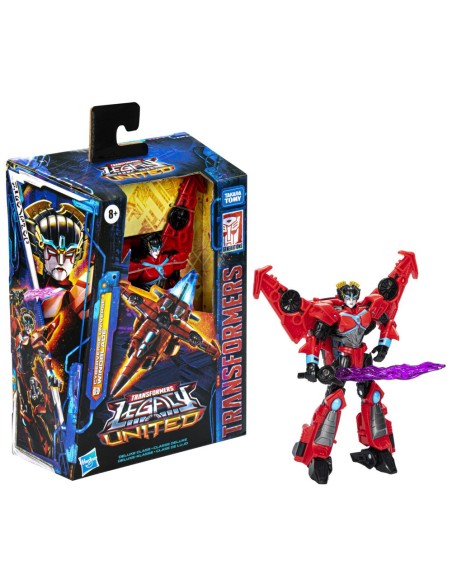 FIGURA DE ACCIÓN TRANSFORMERS LEGACY UNITED DELUXE CYBERVERSE UNIVERSE WINDBLADE