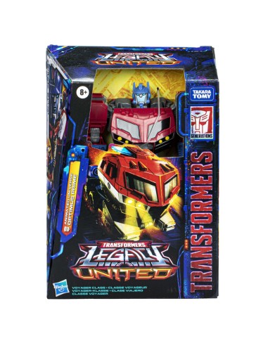 FIGURA DE ACCIÓN TRANSFORMERS LEGACY UNITED VOYAGER ANIMATED UNIVERSE OPTIMUS PRIME