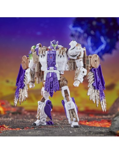 FIGURA DE ACCIÓN TRANSFORMERS LEGACY UNITED LEADER BEAST WARS UNIVERSE TIGERHAWK