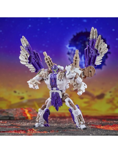 FIGURA DE ACCIÓN TRANSFORMERS LEGACY UNITED LEADER BEAST WARS UNIVERSE TIGERHAWK