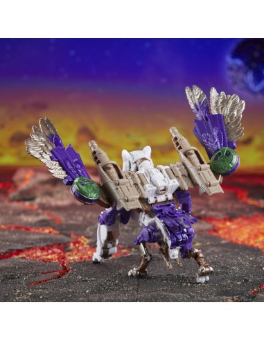 FIGURA DE ACCIÓN TRANSFORMERS LEGACY UNITED LEADER BEAST WARS UNIVERSE TIGERHAWK