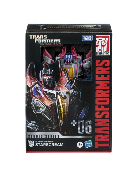 FIGURA DE ACCIÓN TRANSFORMERS STUDIO SERIES WAR FOR CYBERTRON VOYAGER STARSCREAM