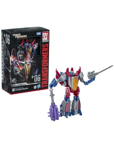 FIGURA DE ACCIÓN TRANSFORMERS STUDIO SERIES WAR FOR CYBERTRON VOYAGER STARSCREAM