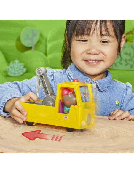 FIGURA PEPPA PIG EL GRAN REMOLQUE DEL ABUELO PERRO