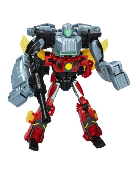 FIGURA DE ACCIÓN TRANSFORMERS EARTHSPARK CYBER-COMBINER TERRAN TWITCH Y ROBBY MALTO