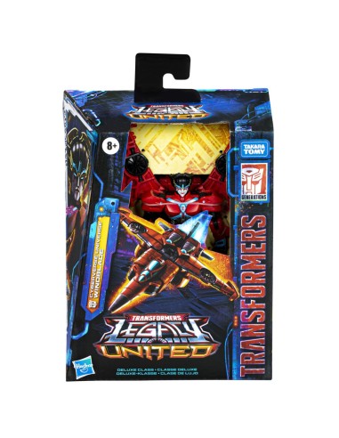 FIGURA DE ACCIÓN TRANSFORMERS LEGACY UNITED DELUXE CYBERVERSE UNIVERSE WINDBLADE
