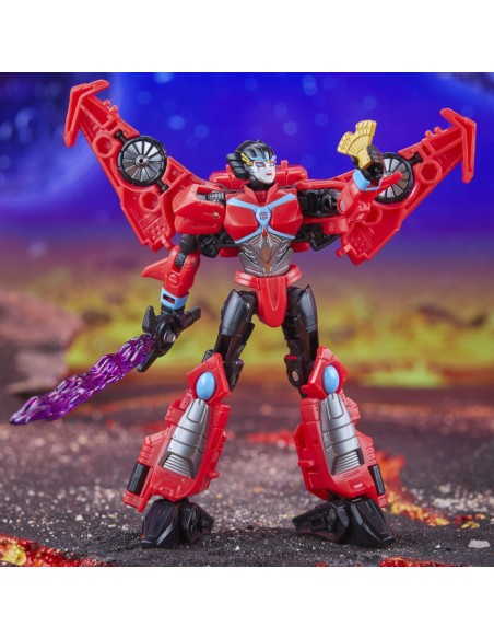 FIGURA DE ACCIÓN TRANSFORMERS LEGACY UNITED DELUXE CYBERVERSE UNIVERSE WINDBLADE