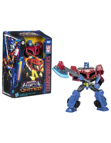 FIGURA DE ACCIÓN TRANSFORMERS LEGACY UNITED VOYAGER ANIMATED UNIVERSE OPTIMUS PRIME