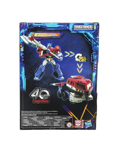 FIGURA DE ACCIÓN TRANSFORMERS LEGACY UNITED VOYAGER ANIMATED UNIVERSE OPTIMUS PRIME