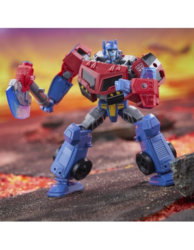 FIGURA DE ACCIÓN TRANSFORMERS LEGACY UNITED VOYAGER ANIMATED UNIVERSE OPTIMUS PRIME