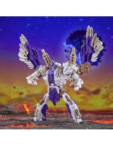 FIGURA DE ACCIÓN TRANSFORMERS LEGACY UNITED LEADER BEAST WARS UNIVERSE TIGERHAWK