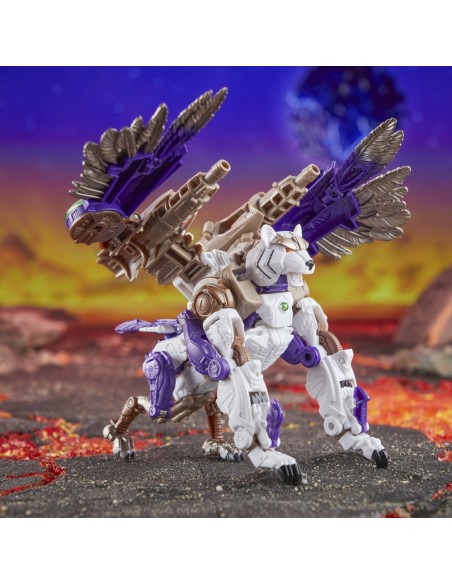 FIGURA DE ACCIÓN TRANSFORMERS LEGACY UNITED LEADER BEAST WARS UNIVERSE TIGERHAWK