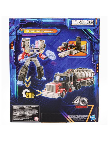 FIGURA DE ACCIÓN TRANSFORMERS LEGACY UNITED LEADER G2 UNIVERSE LASER OPTIMUS PRIME