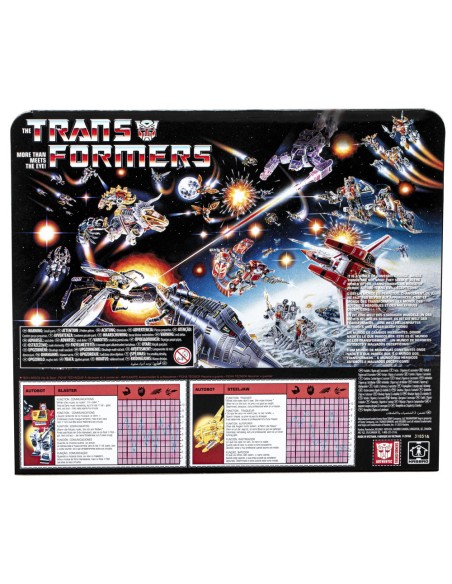 FIGURA DE ACCIÓN TRANSFORMERS RETRO AUTOBOT BLASTER Y STEELJAW