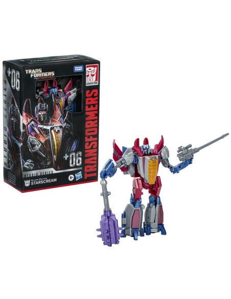 FIGURA DE ACCIÓN TRANSFORMERS STUDIO SERIES WAR FOR CYBERTRON VOYAGER STARSCREAM