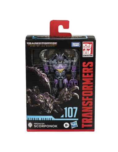 FIGURA DE ACCIÓN TRANSFORMERS STUDIO SERIES DELUXE DESPERTAR DE LAS BESTIAS PREDACON SCORPONOK