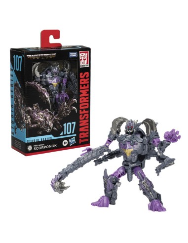 FIGURA DE ACCIÓN TRANSFORMERS STUDIO SERIES DELUXE DESPERTAR DE LAS BESTIAS PREDACON SCORPONOK