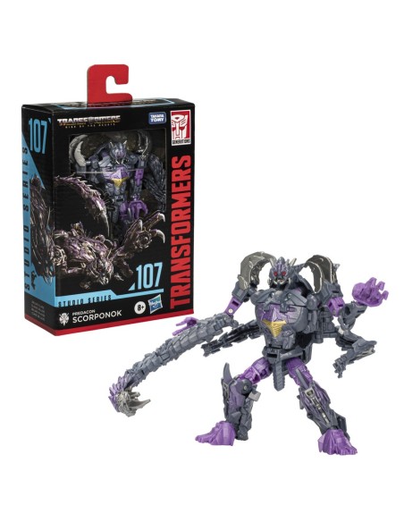 FIGURA DE ACCIÓN TRANSFORMERS STUDIO SERIES DELUXE DESPERTAR DE LAS BESTIAS PREDACON SCORPONOK