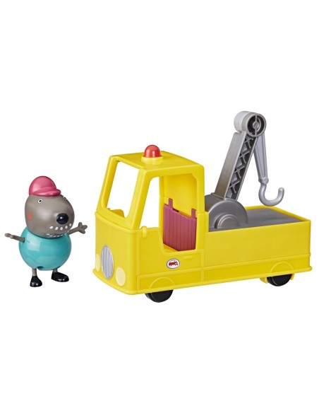 FIGURA PEPPA PIG EL GRAN REMOLQUE DEL ABUELO PERRO