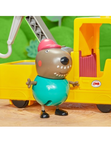 FIGURA PEPPA PIG EL GRAN REMOLQUE DEL ABUELO PERRO