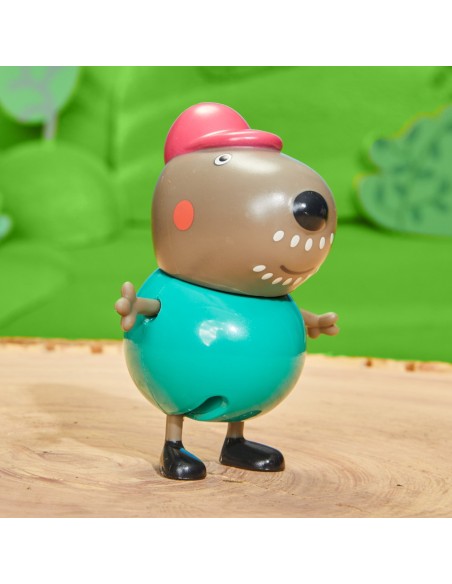 FIGURA PEPPA PIG EL GRAN REMOLQUE DEL ABUELO PERRO
