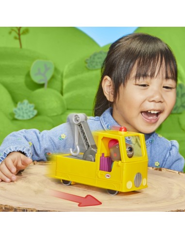 FIGURA PEPPA PIG EL GRAN REMOLQUE DEL ABUELO PERRO