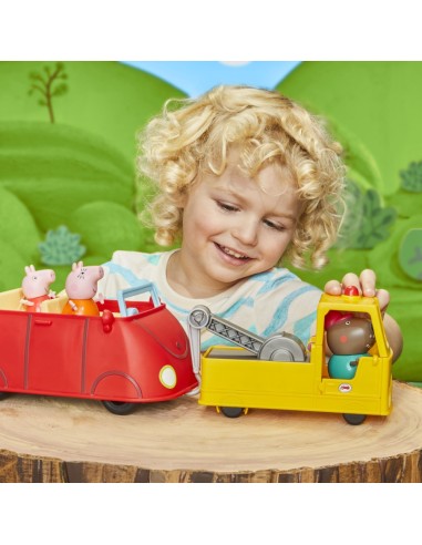 FIGURA PEPPA PIG EL GRAN REMOLQUE DEL ABUELO PERRO