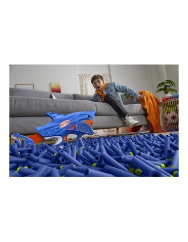 LANZADOR NERF JUNIOR WILD SHARKFIRE