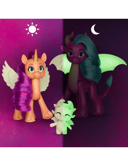 MUÑECA MY LITTLE PONY SORPRESA FLUORESCENTE DE DRAGÓN